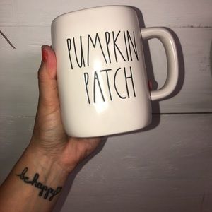 RAE DUNN PUMPKIN 🎃 PATCH COFFEE MUG NEW‼️